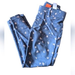 Floral stretch pants leggings